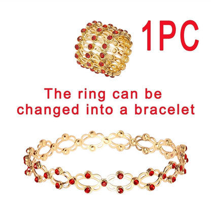 💕50% de réduction🎁Cadeau parfait : Bracelet transformable avec breloque CZ étincelante 💎