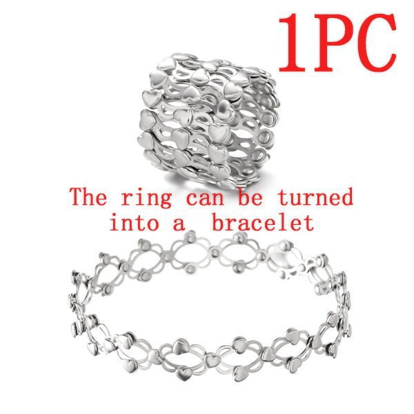 💕50% de réduction🎁Cadeau parfait : Bracelet transformable avec breloque CZ étincelante 💎