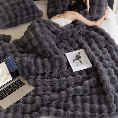 ✨ Indispensable pour rester au chaud en hiver 🎁 Couverture douce et moelleuse