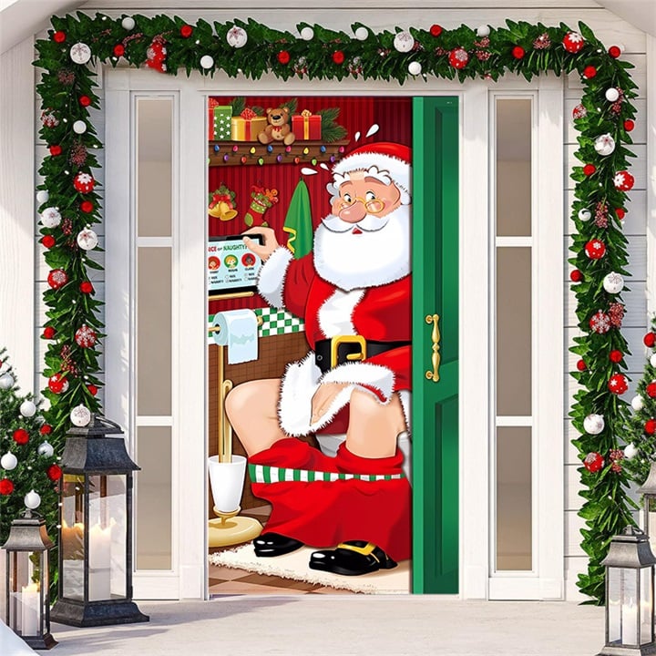 🎄Offres anticipées de Noël - 50 % de réduction🎅Décorations de Noël 2024 pour porte d'entrée🎅