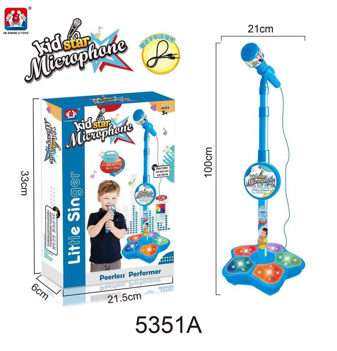 🎄🎉 Offre spéciale Noël : 50 % de réduction ✨ Microphone karaoké pour enfants avec lecteur de musique lumineux — Le cadeau idéal pour vos petits