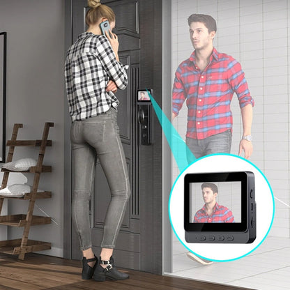 🔔 Sonnette vidéo sans fil : 1080P, angle de 170°, écran 4,3 pouces, étanchéité extérieure IPX65, vision nocturne