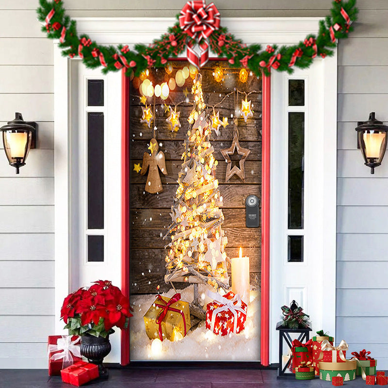 🎄Offres anticipées de Noël - 50 % de réduction🎅Décorations de Noël 2024 pour porte d'entrée🎅