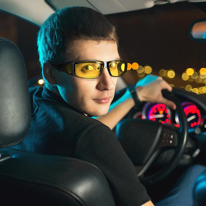 🕶️55% DE RÉDUCTION MAINTENANT🎁Lunettes de Conduite Nuit - Verres Polarisés & Anti-Reflets, Vision Claire et Sécurisée pour la Nuit ✨