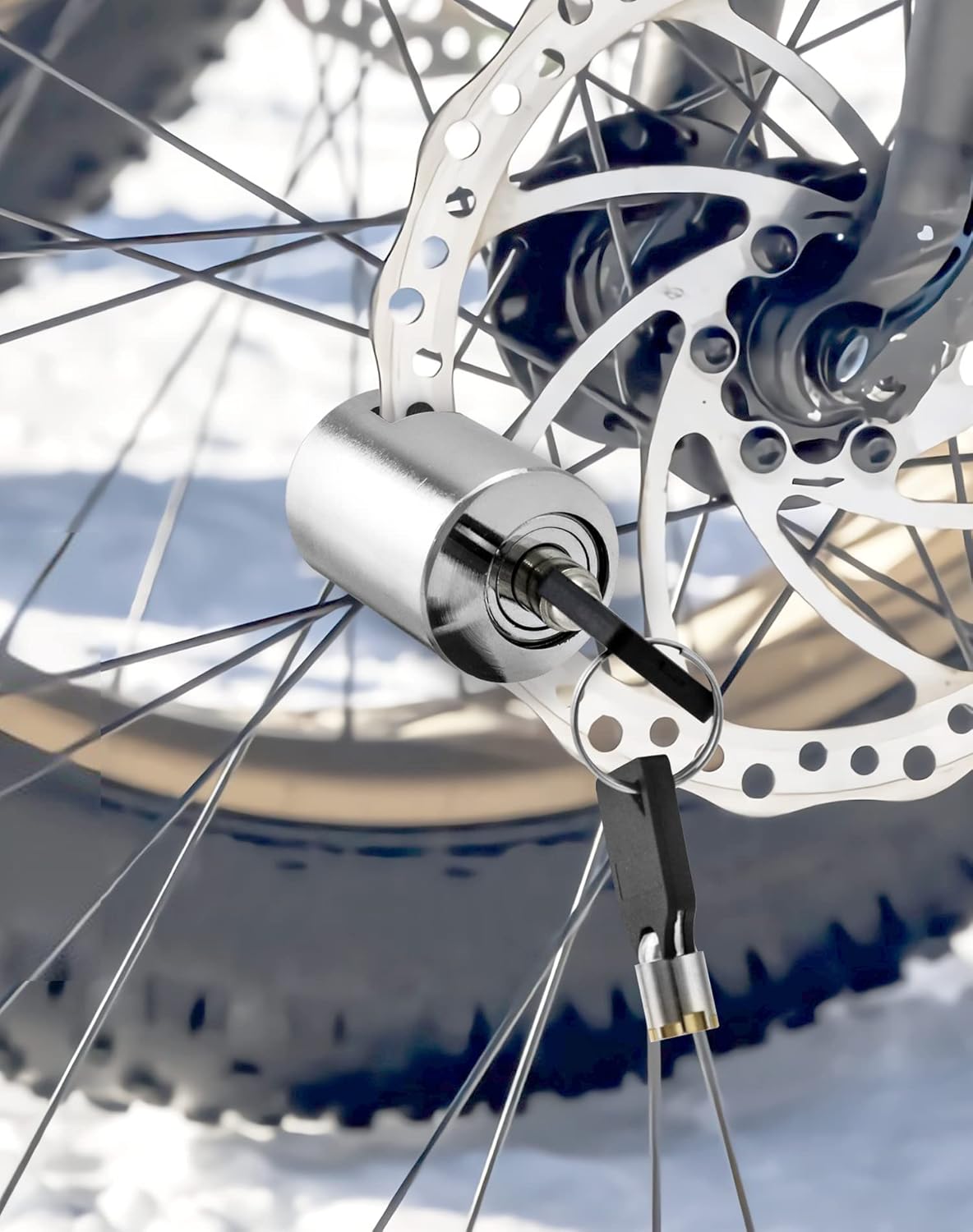 🔒Serrure à disque antivol pour motocyclett