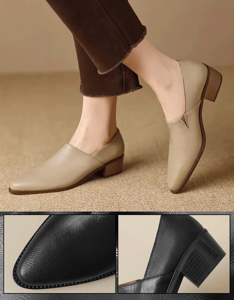 ✨ SOLDES D'AUTOMNE -50% 💕 Chaussures Femme Vintage à Bout Pointu Slip-On Douces