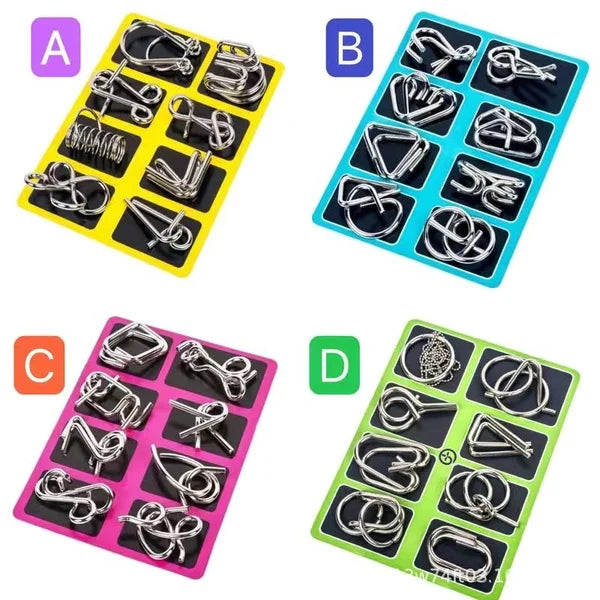 🧠 Offre à durée limitée : 50 % DE RÉDUCTION !!!🧠🔠Puzzle métallique Montessori à résoudre