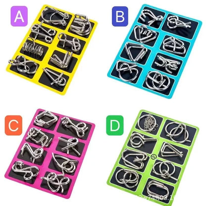 🧠 Offre à durée limitée : 50 % DE RÉDUCTION !!!🧠🔠Puzzle métallique Montessori à résoudre