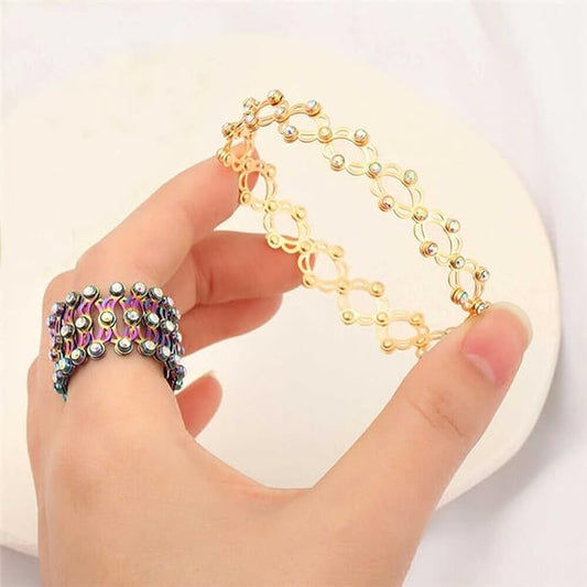 💕50% de réduction🎁Cadeau parfait : Bracelet transformable avec breloque CZ étincelante 💎