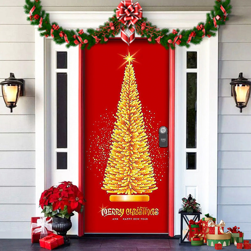 🎄Offres anticipées de Noël - 50 % de réduction🎅Décorations de Noël 2024 pour porte d'entrée🎅