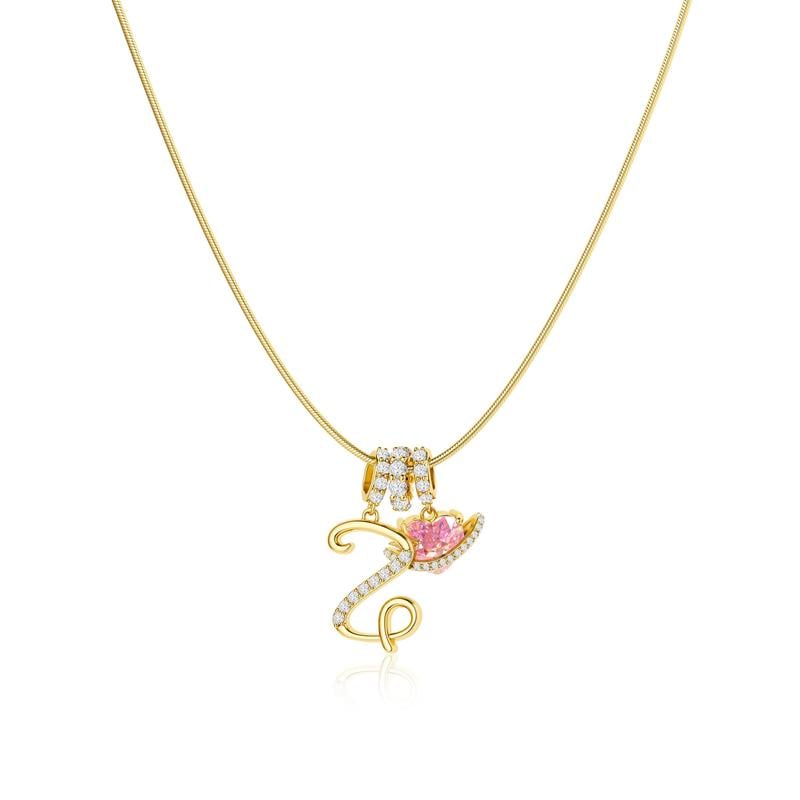 💖 DERNIER JOUR – 57 % DE RÉDUCTION ✨ Colliers à pendentifs 3 rangs avec initiales A-Z 🎀 | Personnalisés et élégants