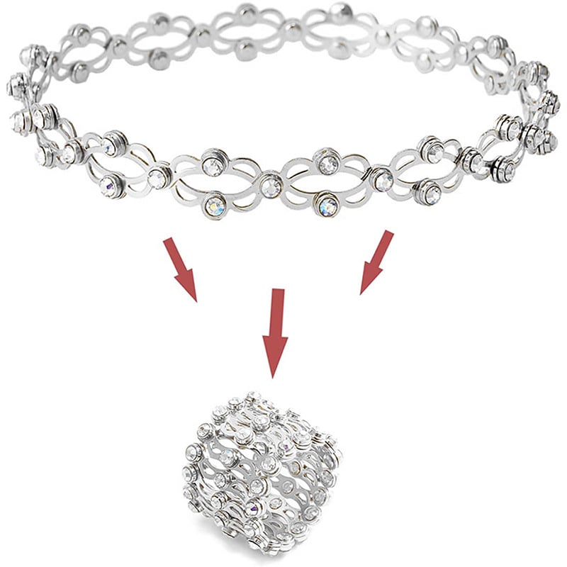 💕50% de réduction🎁Cadeau parfait : Bracelet transformable avec breloque CZ étincelante 💎