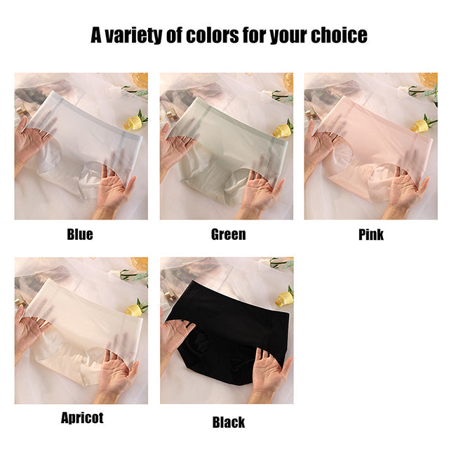 Culotte antibactérienne en soie glacée sans couture pour femmes?Acheter 3 obtenir 2 gratuit