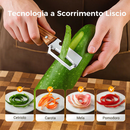 🥕 1 ACHETÉS, 1 OFFERT! 🔪 Épluche-Légumes Multifonctionnel – Lame en Acier Inoxydable, Manche Ergonomique & Idéal Pour Fruits & Légumes ✨