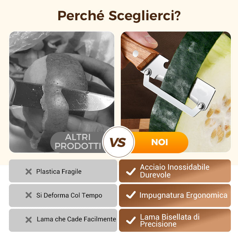 🥕 1 ACHETÉS, 1 OFFERT! 🔪 Épluche-Légumes Multifonctionnel – Lame en Acier Inoxydable, Manche Ergonomique & Idéal Pour Fruits & Légumes ✨