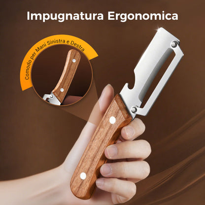 🥕 1 ACHETÉS, 1 OFFERT! 🔪 Épluche-Légumes Multifonctionnel – Lame en Acier Inoxydable, Manche Ergonomique & Idéal Pour Fruits & Légumes ✨
