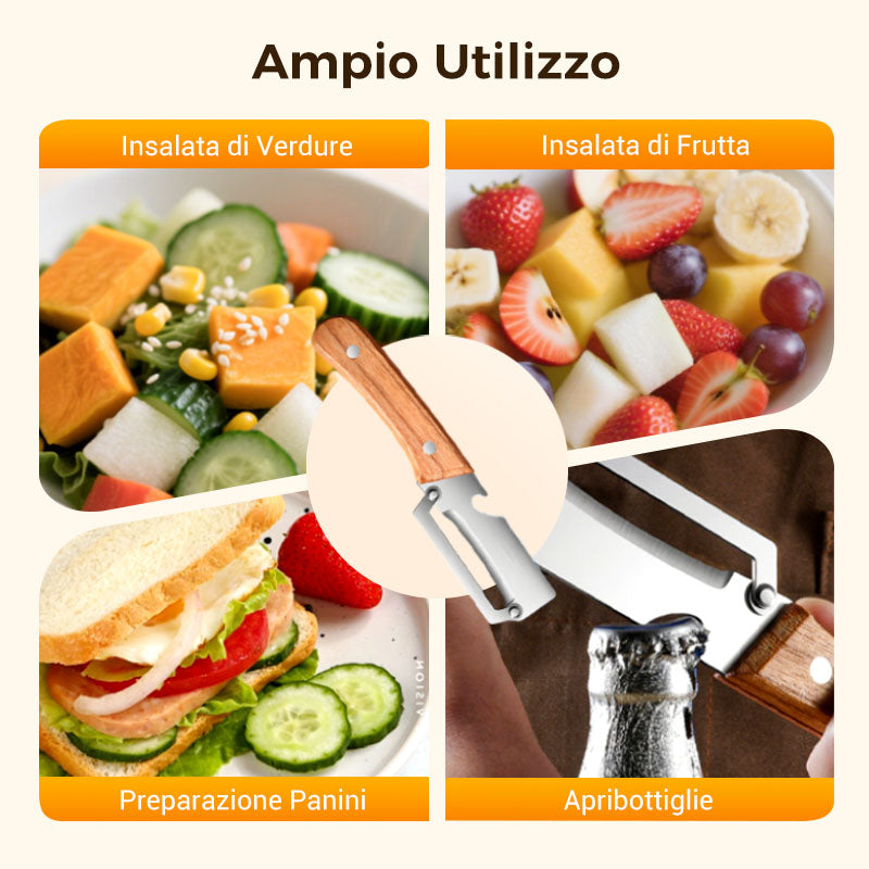 🥕 1 ACHETÉS, 1 OFFERT! 🔪 Épluche-Légumes Multifonctionnel – Lame en Acier Inoxydable, Manche Ergonomique & Idéal Pour Fruits & Légumes ✨