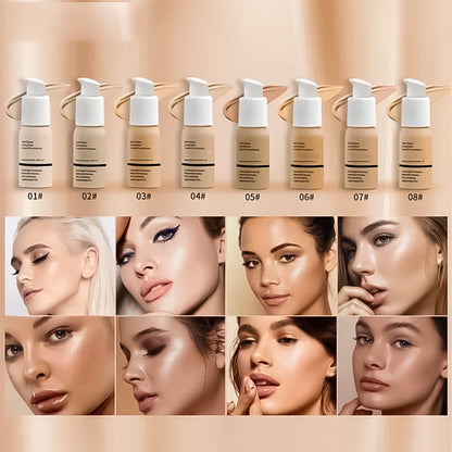 🌹Style de vente chaude🔥Maquillage longue durée, fond de teint liquide [contrôle de l'huile]