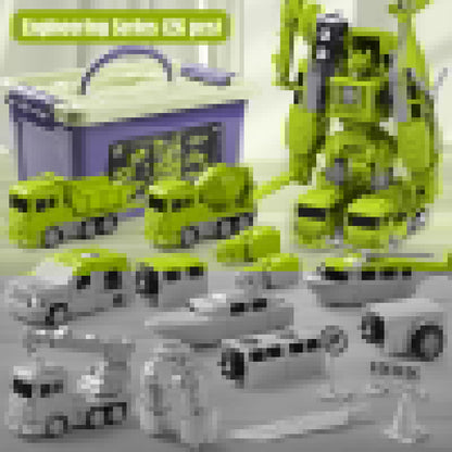 🔥 Vente chaude 50% de réduction 🔥 Transformation magnétique ingénierie automobile assemblage jouets