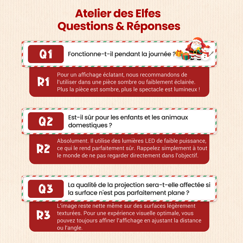 🎄 Promotion Exceptionnelle de Noël🎁Projecteur rotatif LED avec motifs de Noël