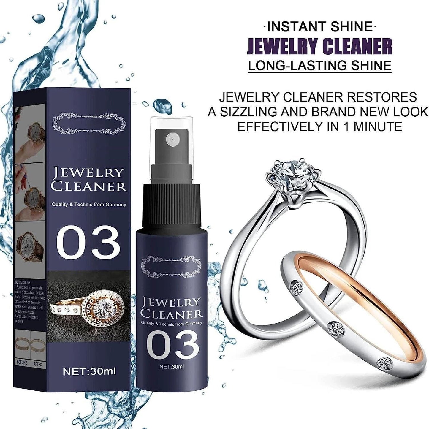 Spray nettoyant pour bijoux Diamond-Shine