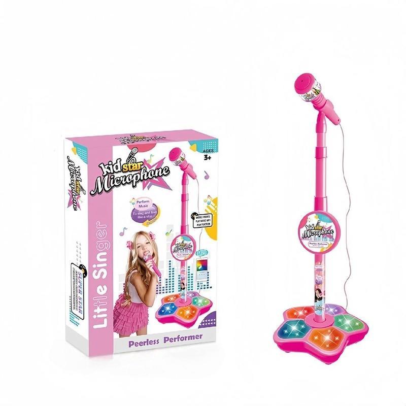 🎄🎉 Offre spéciale Noël : 50 % de réduction ✨ Microphone karaoké pour enfants avec lecteur de musique lumineux — Le cadeau idéal pour vos petits