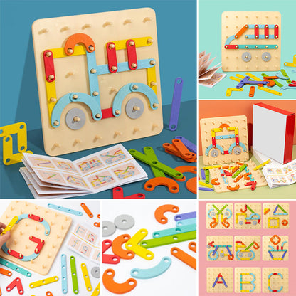 Puzzle à Encastrement Montessori 🎅 Idée Cadeau de Noël ! 🎁 Livraison Gratuite