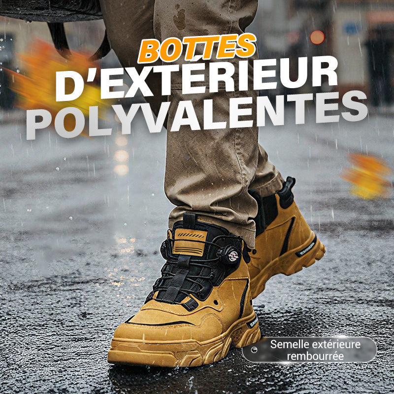⏳Offre spéciale limitée dans le temps⏰Chaussures de travail à boucle pivotante pour hommes (imperméables, antidérapantes, confortables et respirantes)