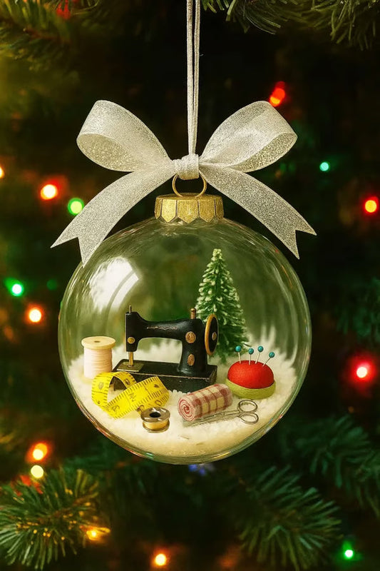 🎄🎁Décoration de Noël à coudre : boule à neige🎄