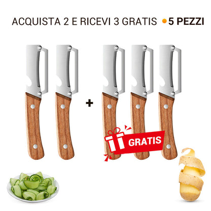 🥕 1 ACHETÉS, 1 OFFERT! 🔪 Épluche-Légumes Multifonctionnel – Lame en Acier Inoxydable, Manche Ergonomique & Idéal Pour Fruits & Légumes ✨