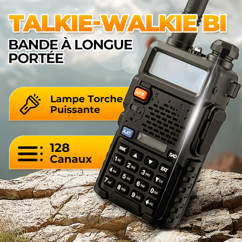 🔥Radio amateur UV-5R longue portée UV5R Radio bidirectionnelle double bande Walkie