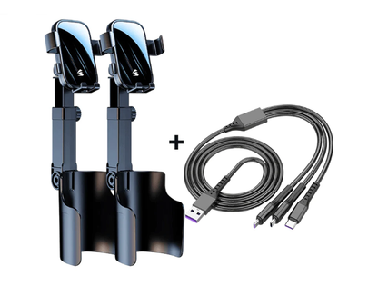 Support de téléphone pour porte-gobelet de voiture – Réglable à 360°, aimant N52 puissant, utilisation à une main, compatible avec tous les téléphones, modèles magnétique et à pince pour une conduite sécurisée