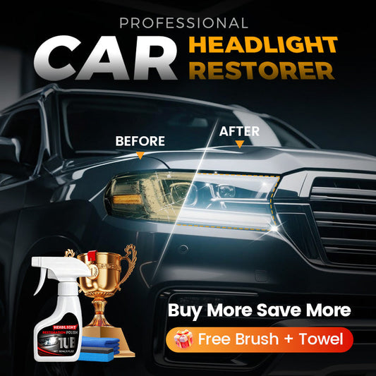 Restaureur de Phares Professionnel 180 ml avec Éponge 🧽🚗