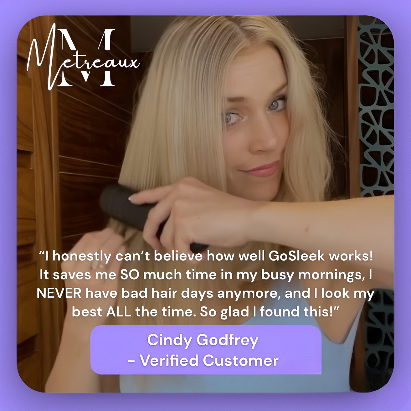 🔥 Offre spéciale : 50 % de réduction 💁‍♀️ Peigne lissant chauffant sans fil en céramique