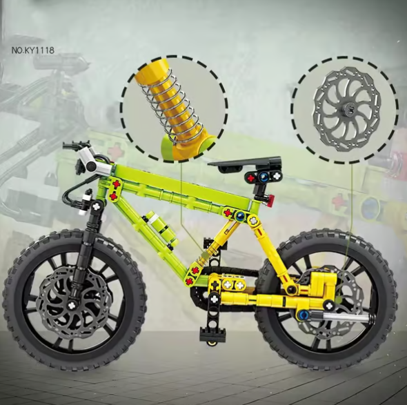 🎄 Promotion Exceptionnelle de Noël🎁Ensemble de blocs de construction pour VTT sympa, cadeau créatif !