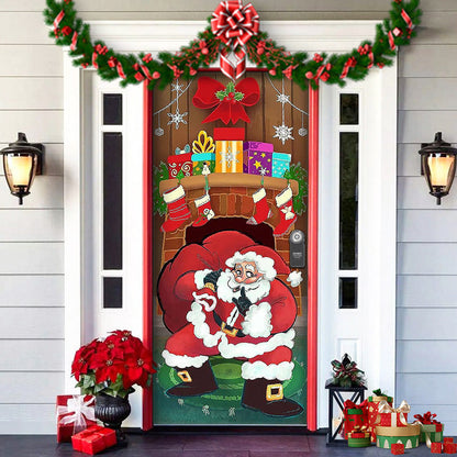 🎄Offres anticipées de Noël - 50 % de réduction🎅Décorations de Noël 2024 pour porte d'entrée🎅