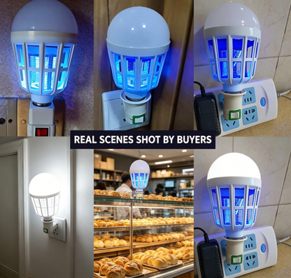 Ampoule LED anti-moustiques – Culot E27, usage intérieur/extérieur