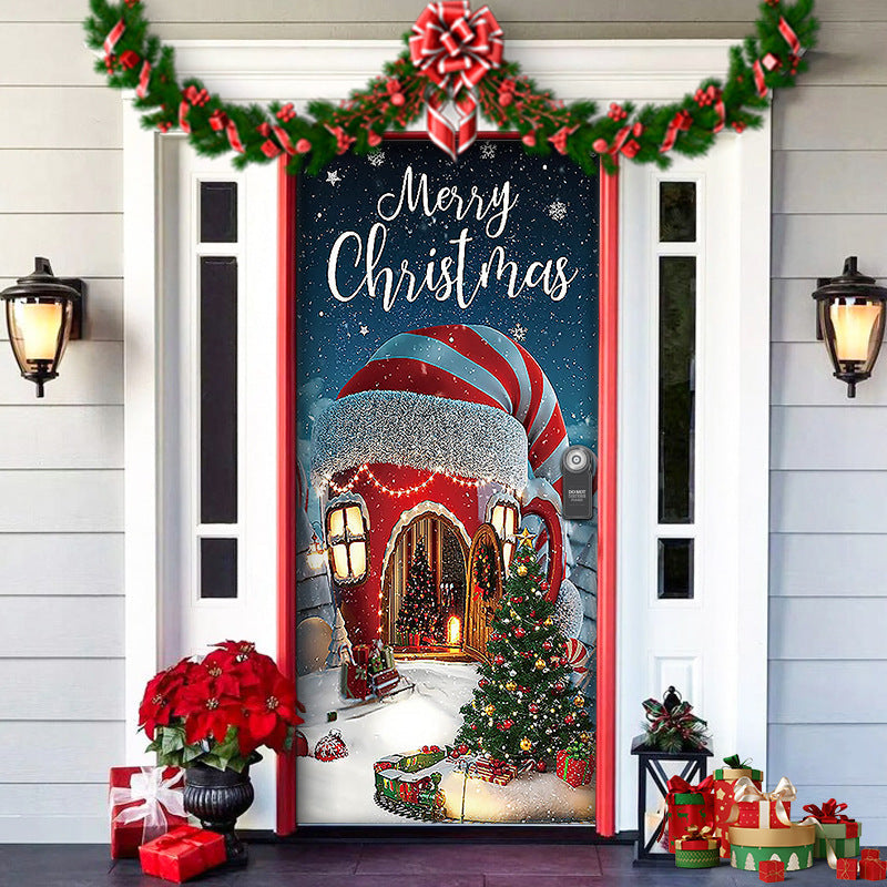 🎄Offres anticipées de Noël - 50 % de réduction🎅Décorations de Noël 2024 pour porte d'entrée🎅
