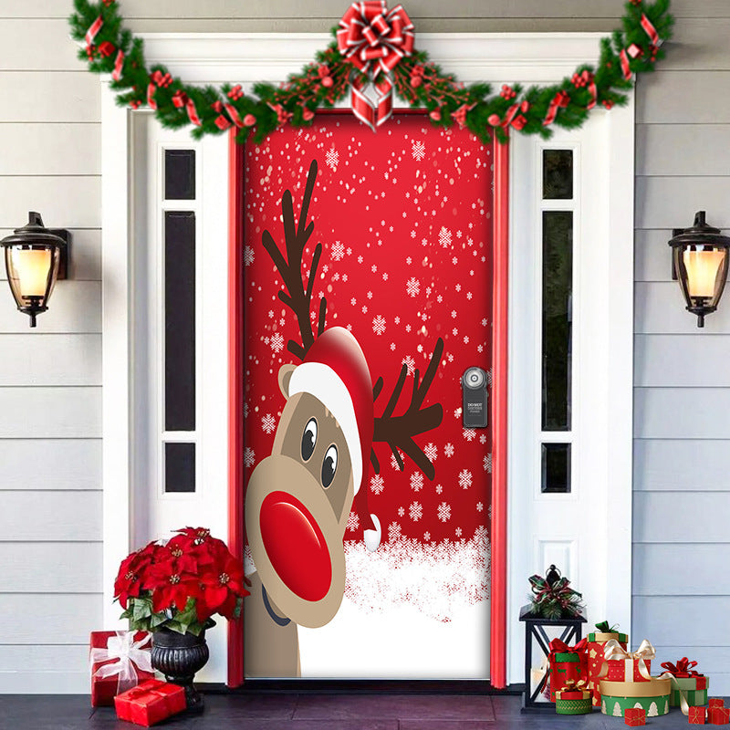 🎄Offres anticipées de Noël - 50 % de réduction🎅Décorations de Noël 2024 pour porte d'entrée🎅