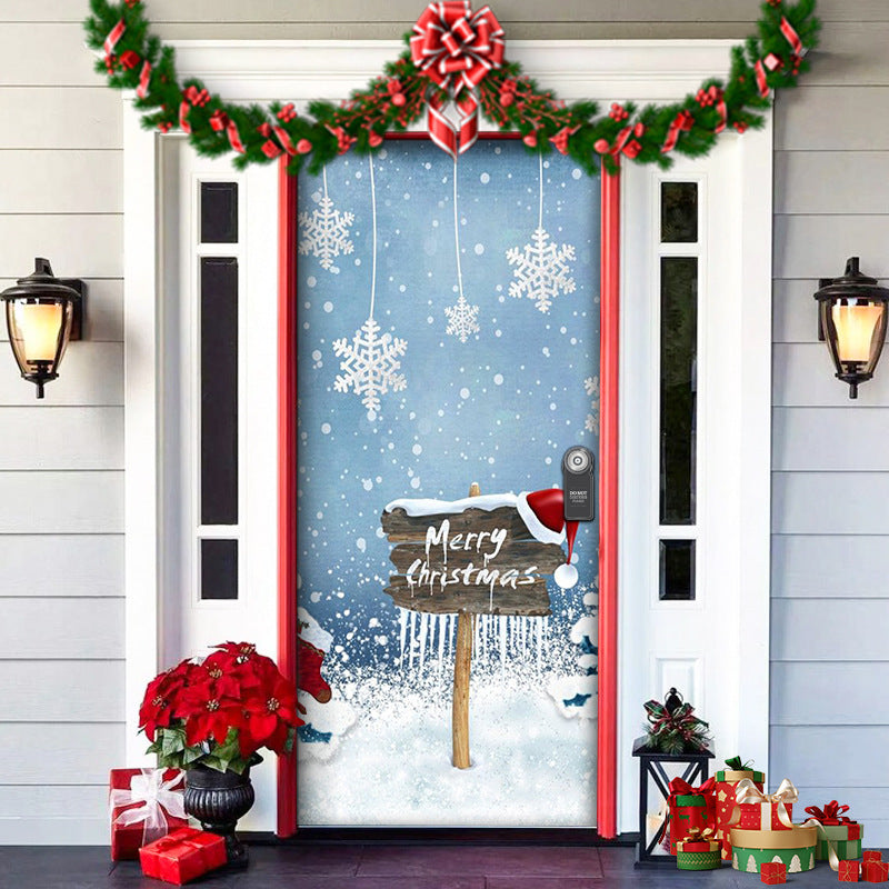 🎄Offres anticipées de Noël - 50 % de réduction🎅Décorations de Noël 2024 pour porte d'entrée🎅