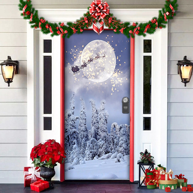 🎄Offres anticipées de Noël - 50 % de réduction🎅Décorations de Noël 2024 pour porte d'entrée🎅