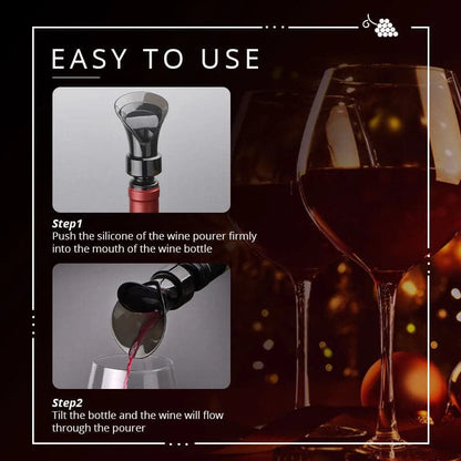 Bouchon de vin rouge 2 en 1 (2 achet¨¦s, 1 gratuit)