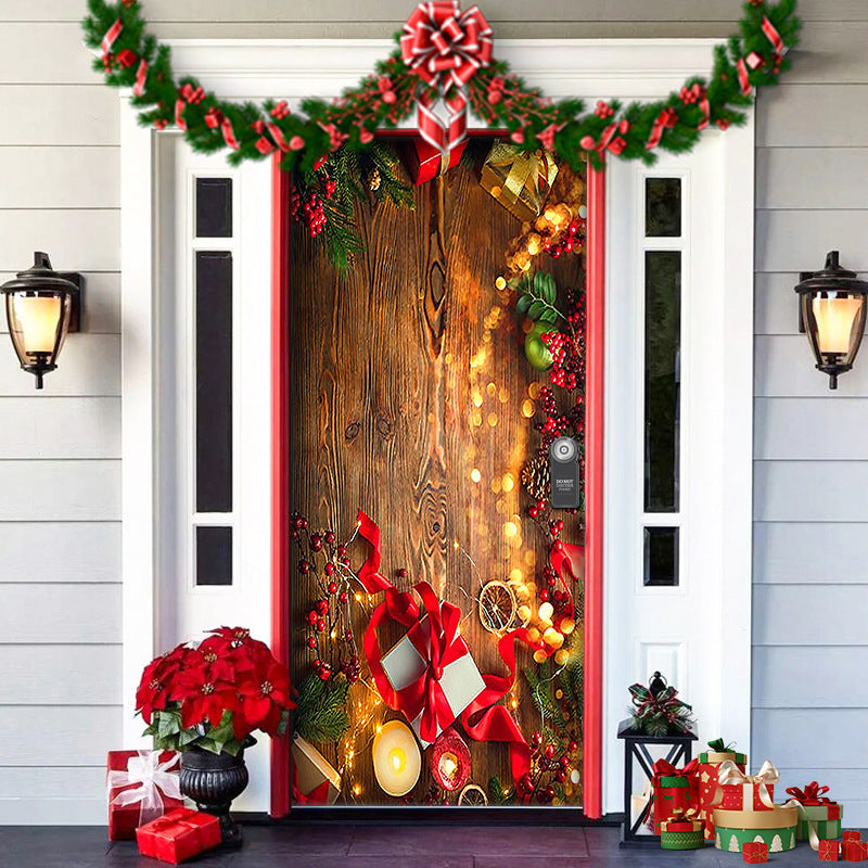 🎄Offres anticipées de Noël - 50 % de réduction🎅Décorations de Noël 2024 pour porte d'entrée🎅