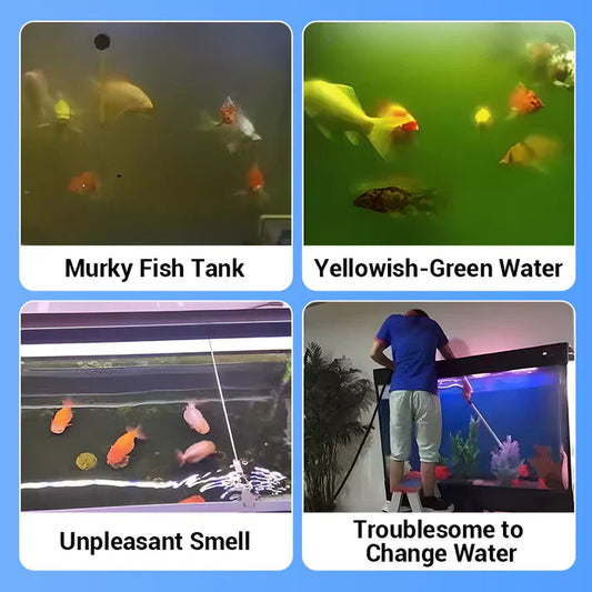 ♻️Comprimé puissant de purification de l'eau d'aquarium💧
