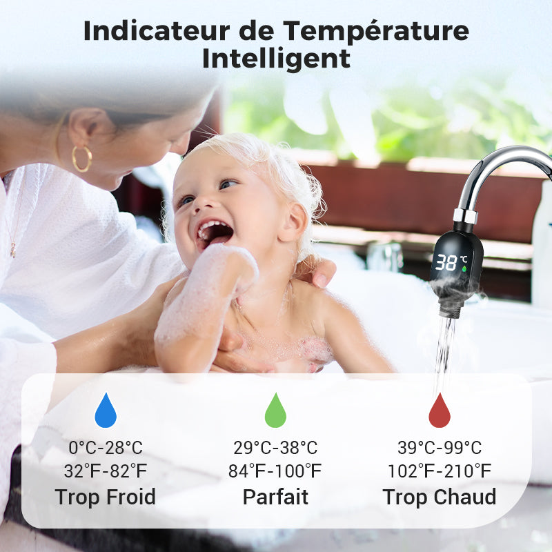 💧Douche thermometer🌡️ Plus de devinettes - Température instantanée ! 🚿