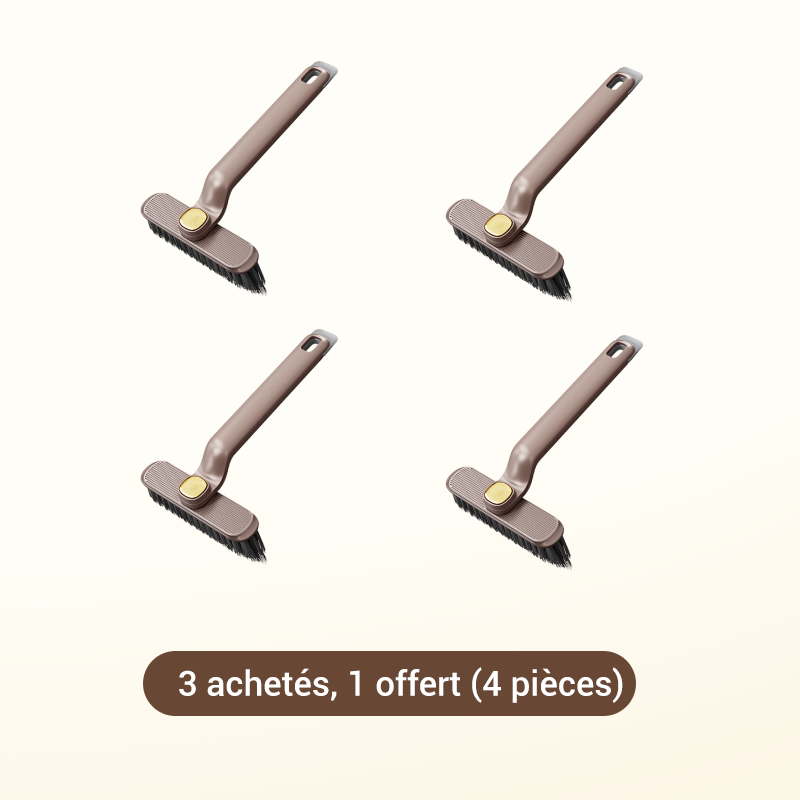 🎁VENTE DU DERNIER JOUR - 50 % DE RÉDUCTION🎁Brosse de nettoyage de crevasses rotative multifonction 3 en 1
