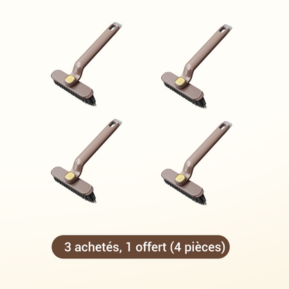 🎁VENTE DU DERNIER JOUR - 50 % DE RÉDUCTION🎁Brosse de nettoyage de crevasses rotative multifonction 3 en 1