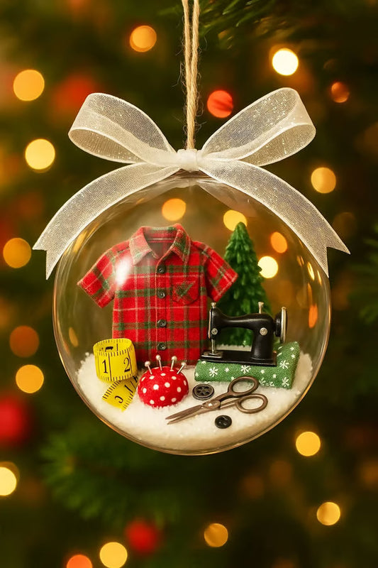 🎄🎁Décoration de Noël à coudre : boule à neige🎄
