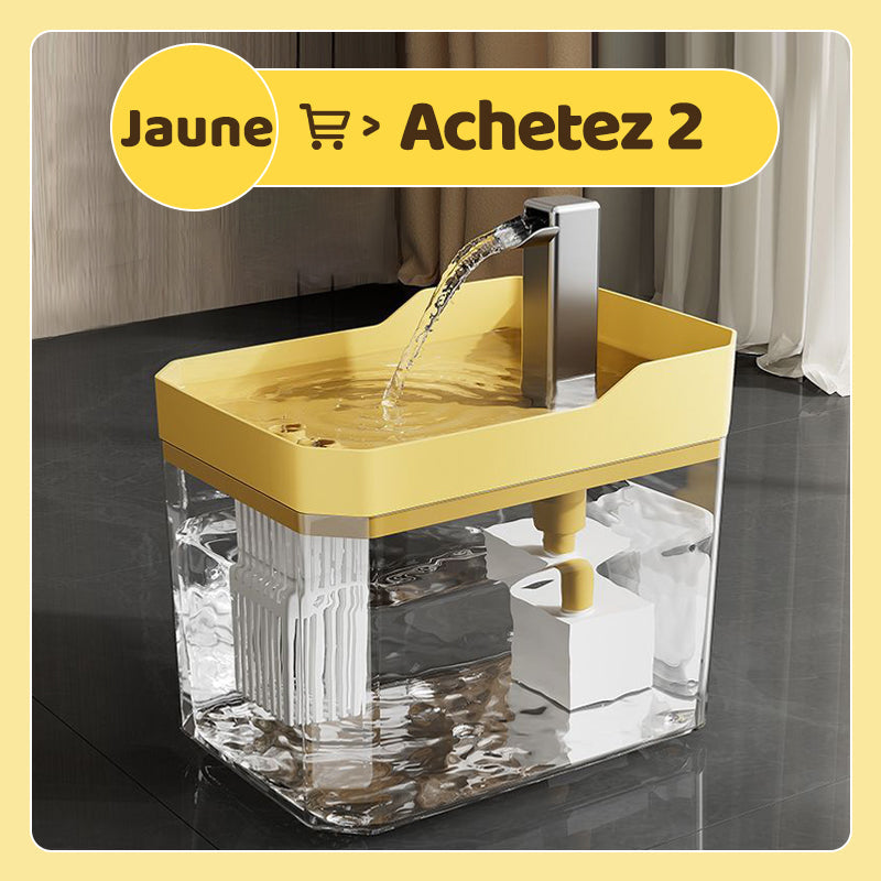 🔥 50% DE RÉDUCTION ! ✨ Fontaine à Eau Automatique pour Animaux - 1.5L Capacité, Fonctionnement Silencieux, Écoulement Continu Stimulant l'Hydratation 🐱💧