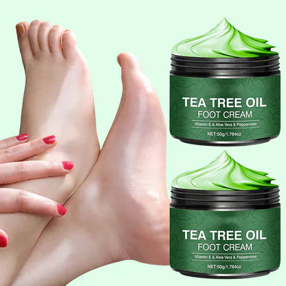🥳 OFFRE SPÉCIALE 2026 ! 🥳 💞 Plus de 50 000 unités vendues ! ✨ 💝 Crème hydratante pour pieds à l’aloe vera et à l’arbre à thé